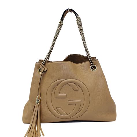 sacoche gucci beige|gucci leather shoulder bag.